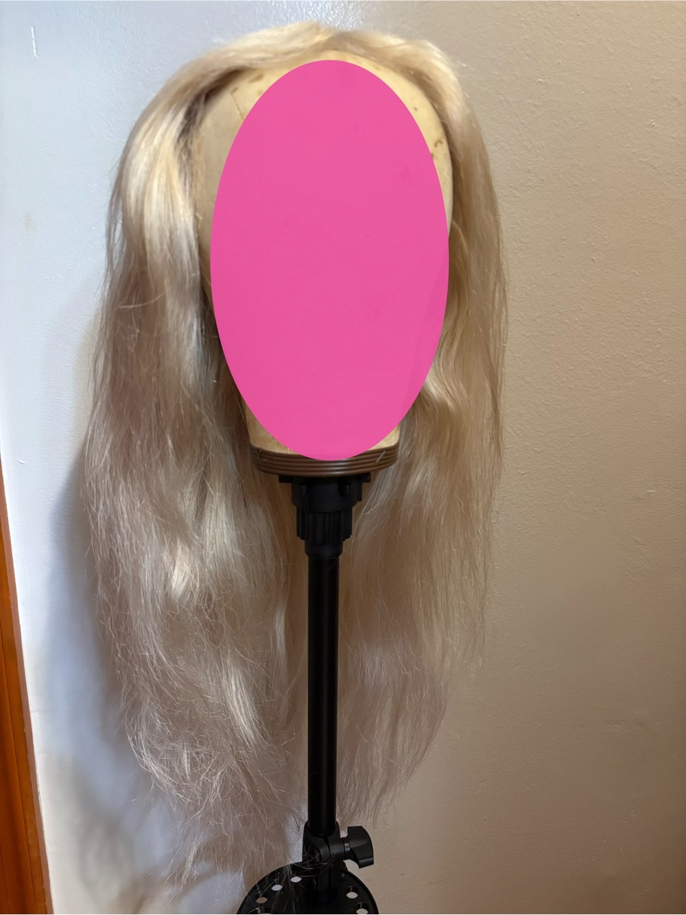 Blonde Long Women's Human Hair Wig